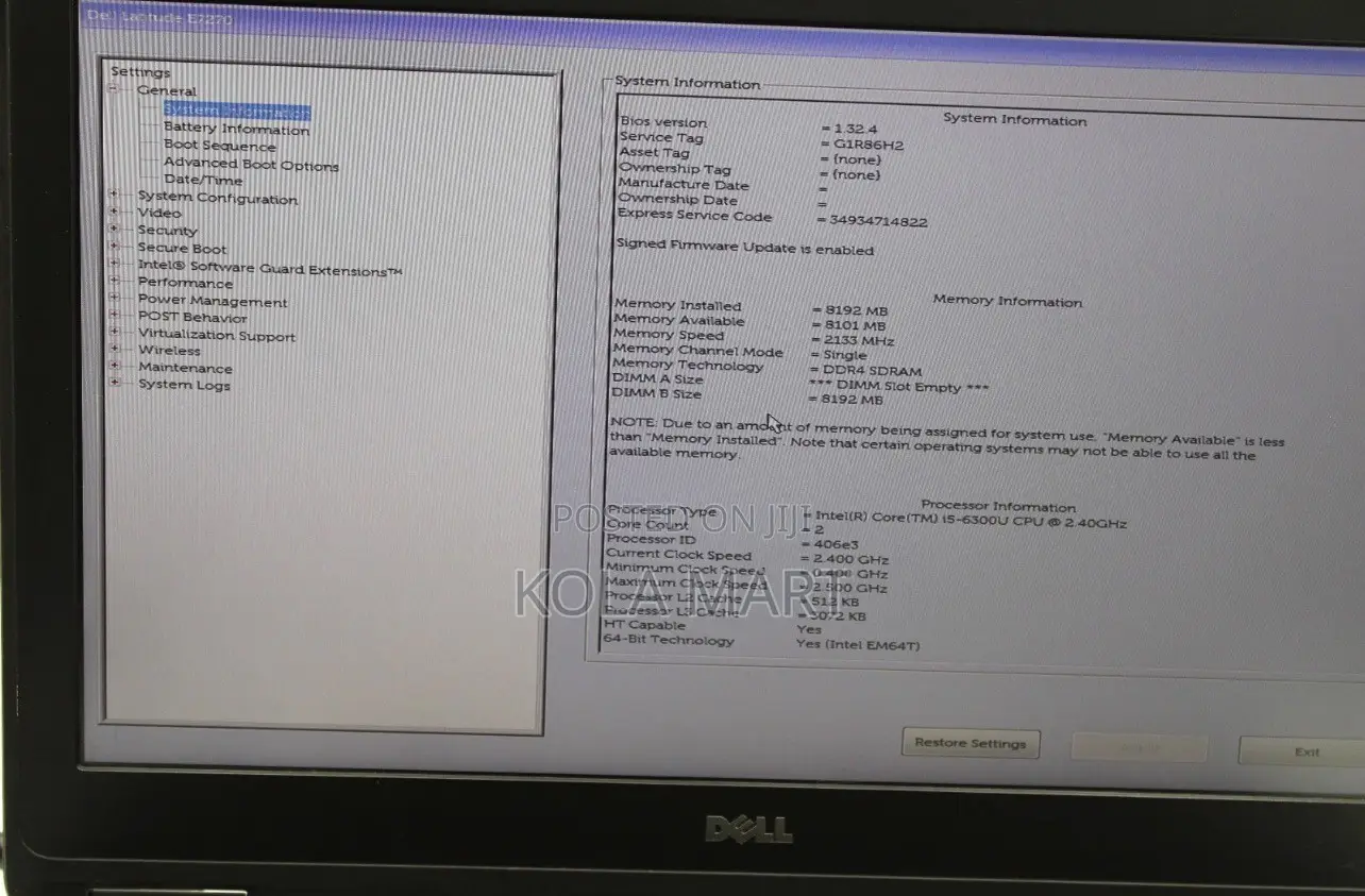Laptop Dell Latitude 12 7275 8GB Intel Core i5 SSD 256GB