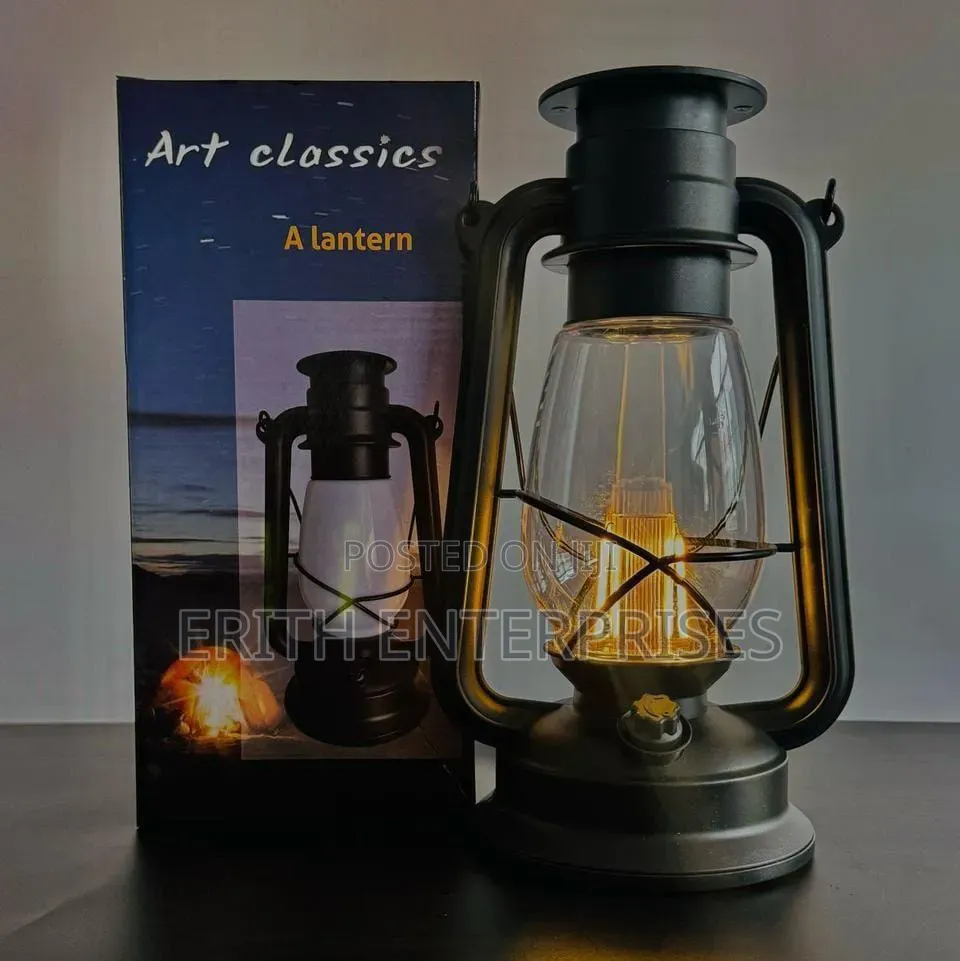 USB Solar Lamp Vintage