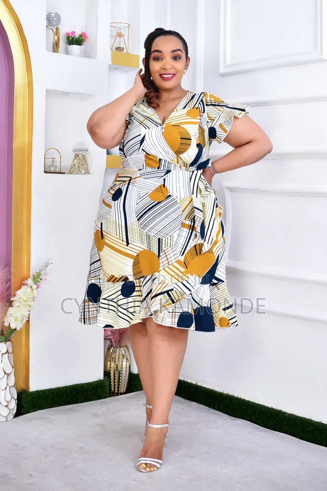Fashionable Wrap Dress