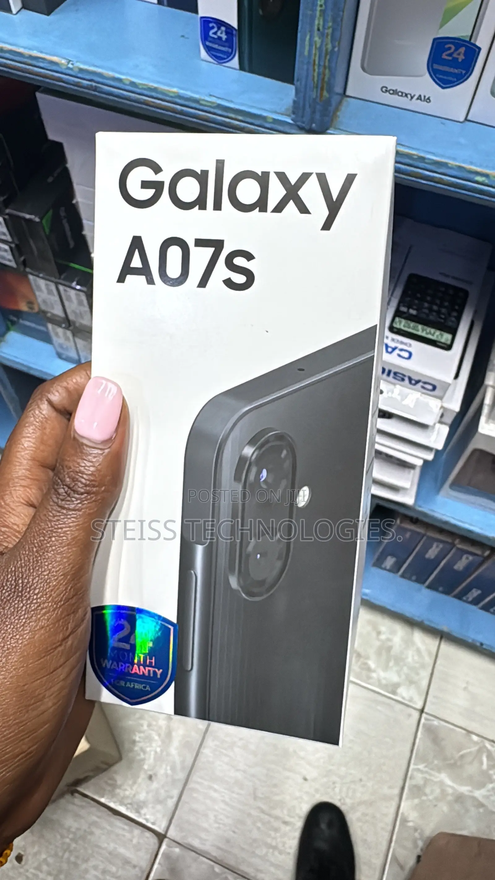 New Samsung Galaxy A07s 64 GB Black