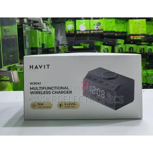 HAVIT 6-in-1 Bluetooth Speaker W3041 Wireless Charger