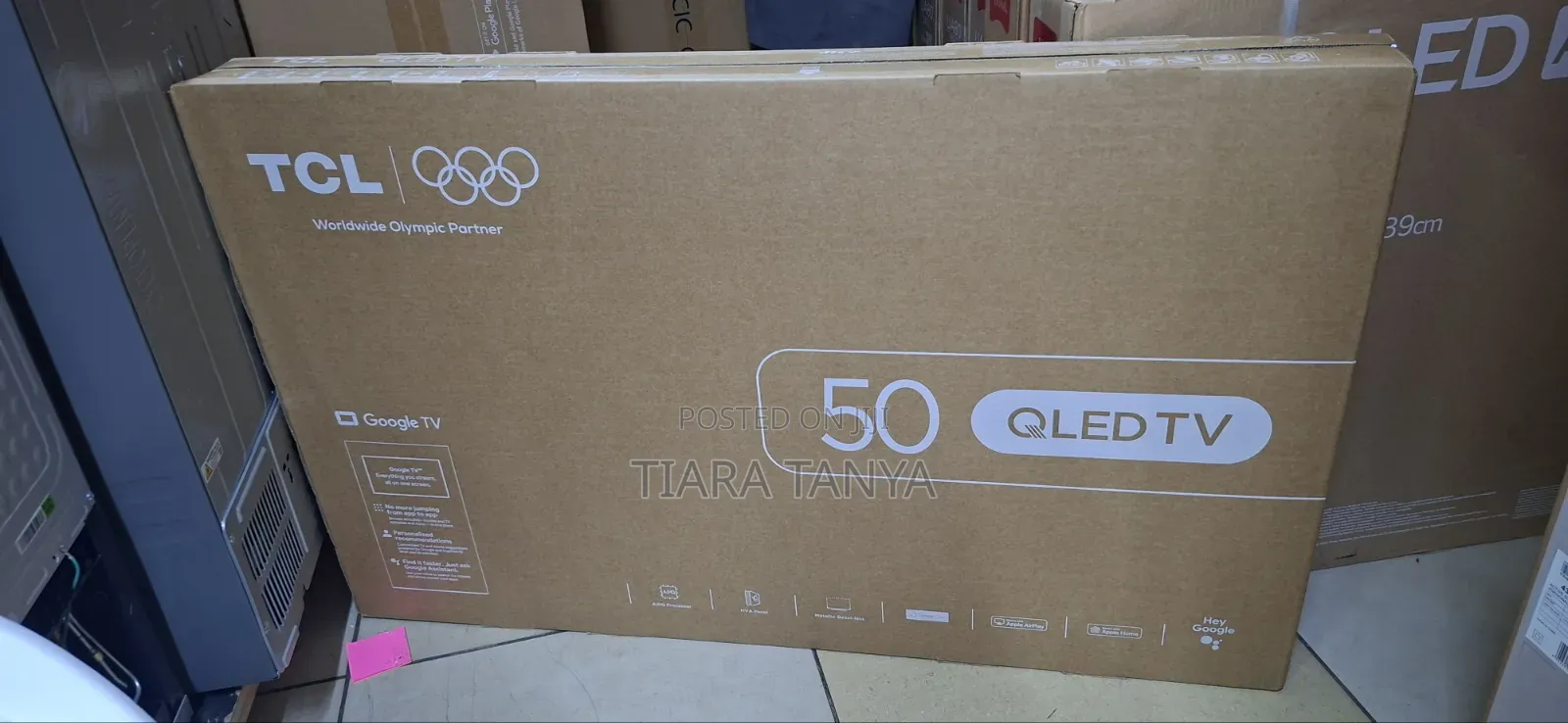 TCL 50t6d 50 Inch Qled Smart TV 2026 120hz VRR Aipq Hdr10+ Memc 2gb+