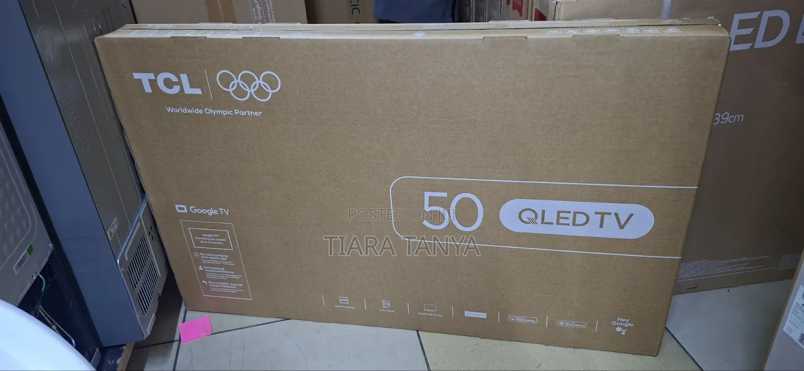TCL 50t6d 50 Inch Qled Smart TV 2026 120hz VRR Aipq Hdr10+ Memc 2gb+