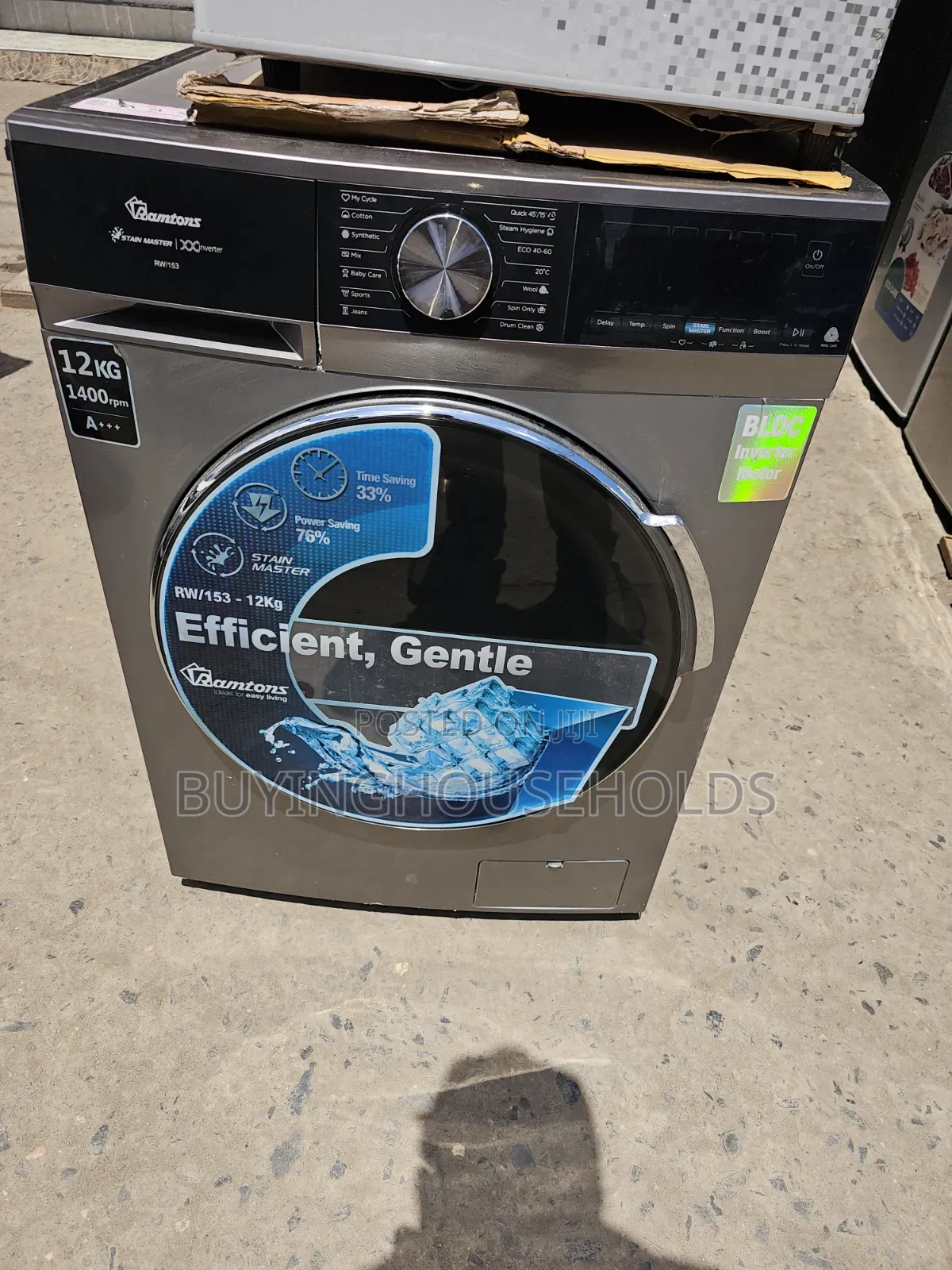 Ramtons 12kg Wash and Spin Touch Functions