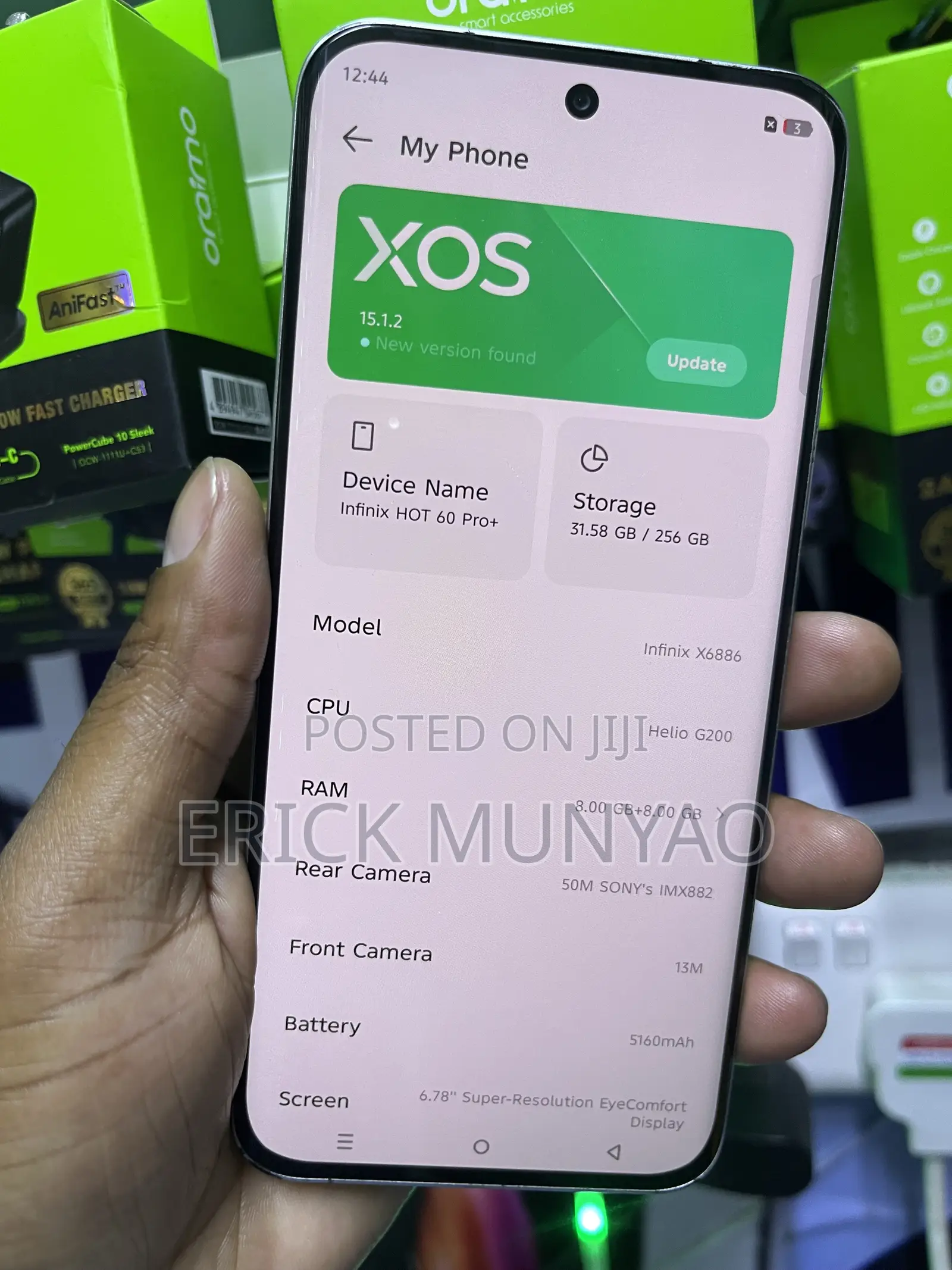Infinix Hot 60 Pro+ 256 GB Gray