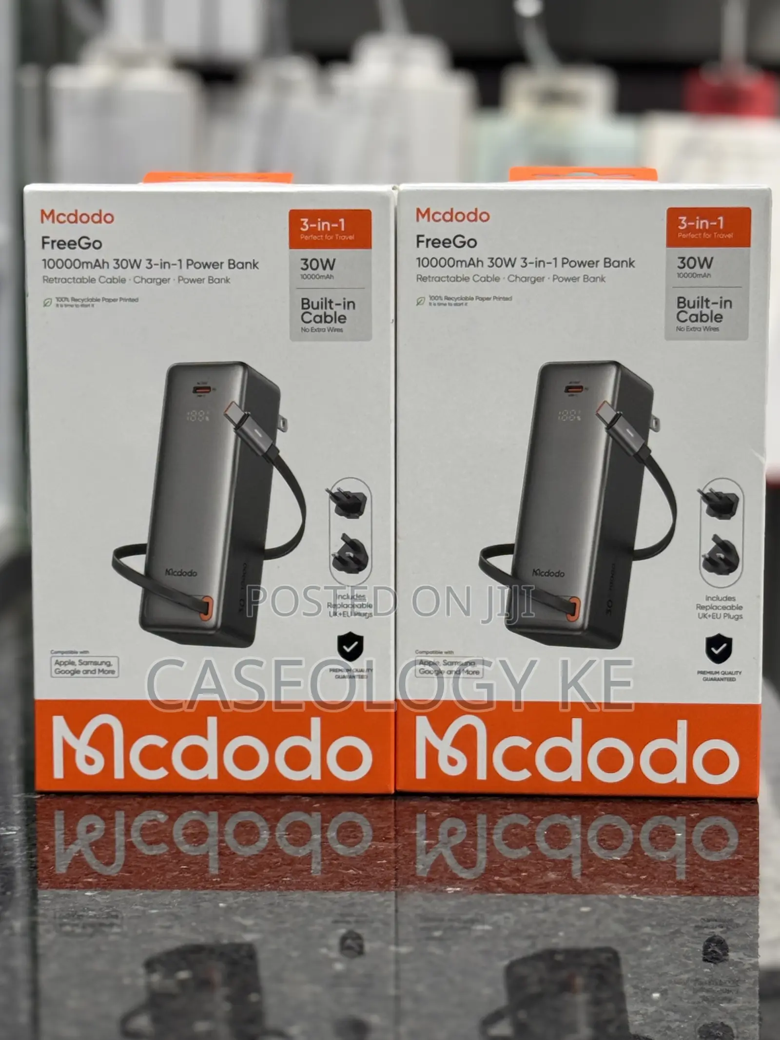 McDodo 10,000mAh 30W 3-in-1 Powerbank
