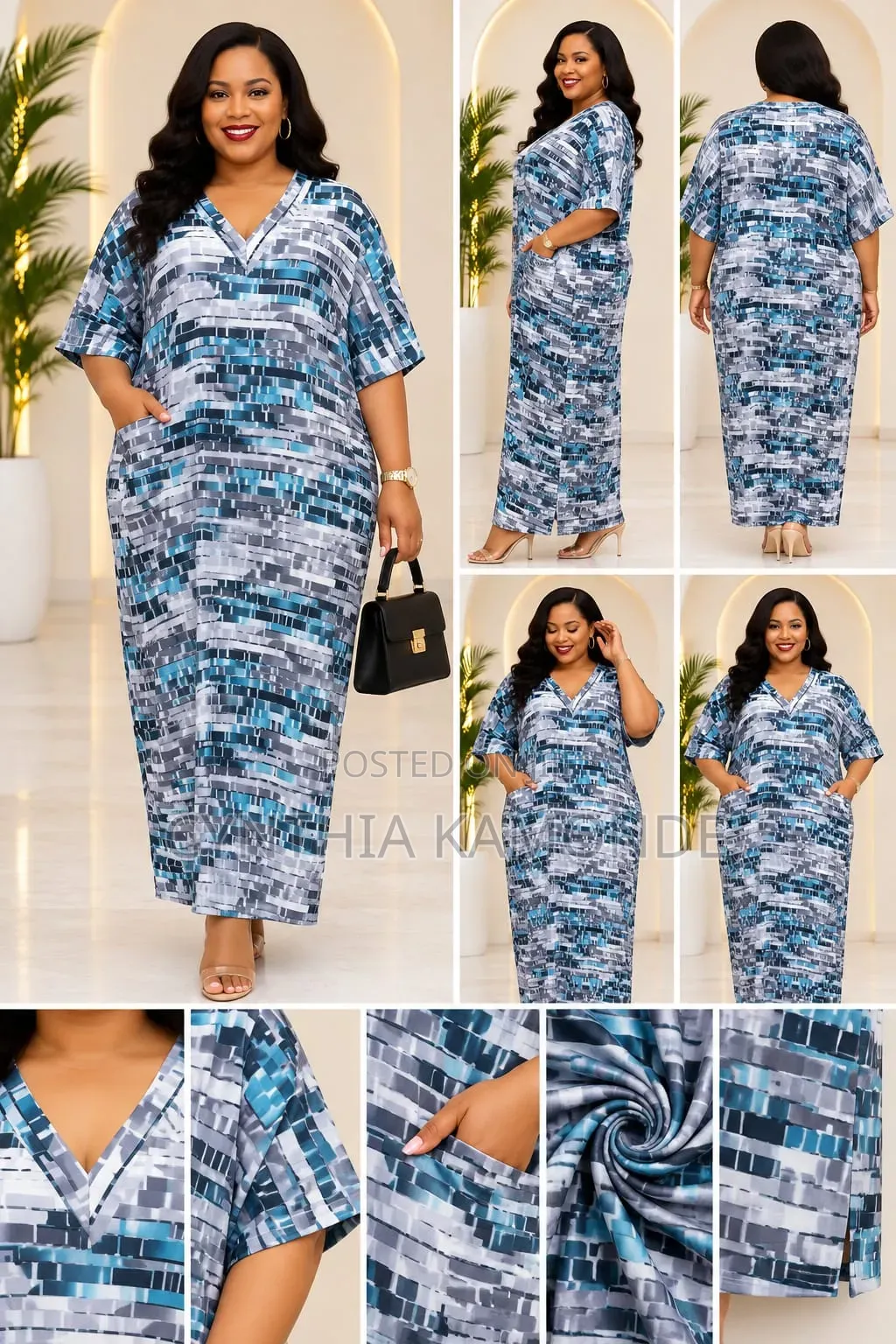 Pock Dresses Material Cotton