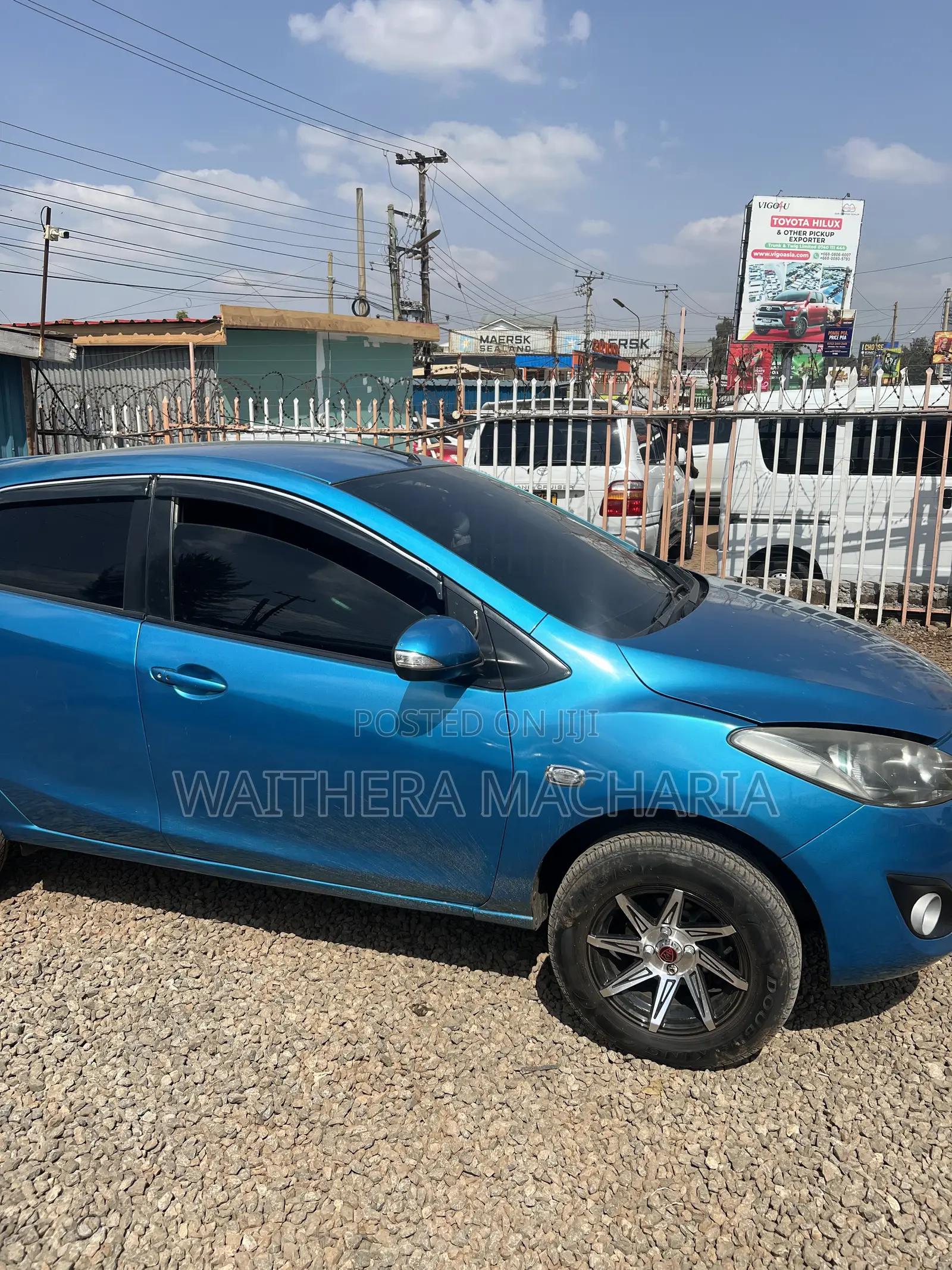 Mazda Demio 2012 Blue