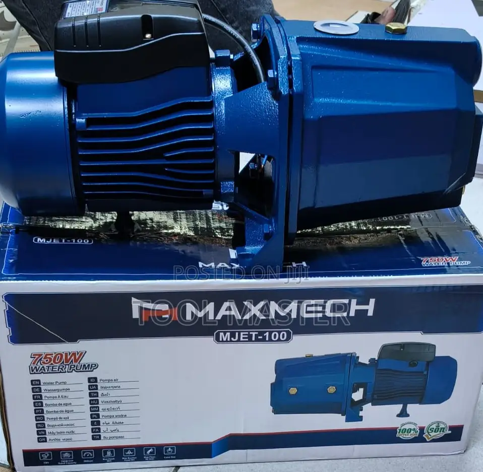 Maxmech 750W Water Pump/Commercial 1 HP Mjet-100 Booster Pump
