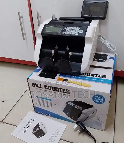 Cash Counting Machine With Fake Note Detector - Reliable Efficiency