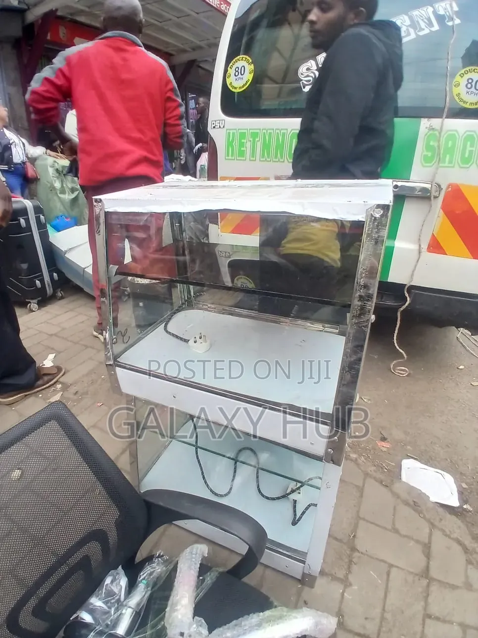 Heavy Duty Juakali Chips Warmer Display