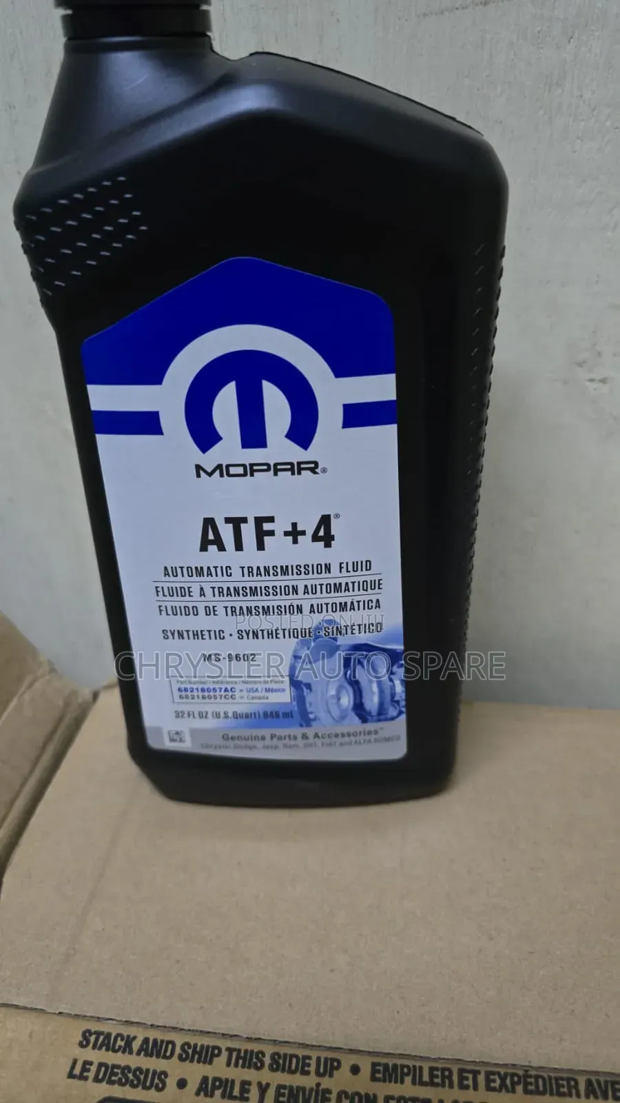 Jeep Grand Cherokee/Chrysler/Jeep Wrangler/Dodge 6 Speed Gearbox Oil