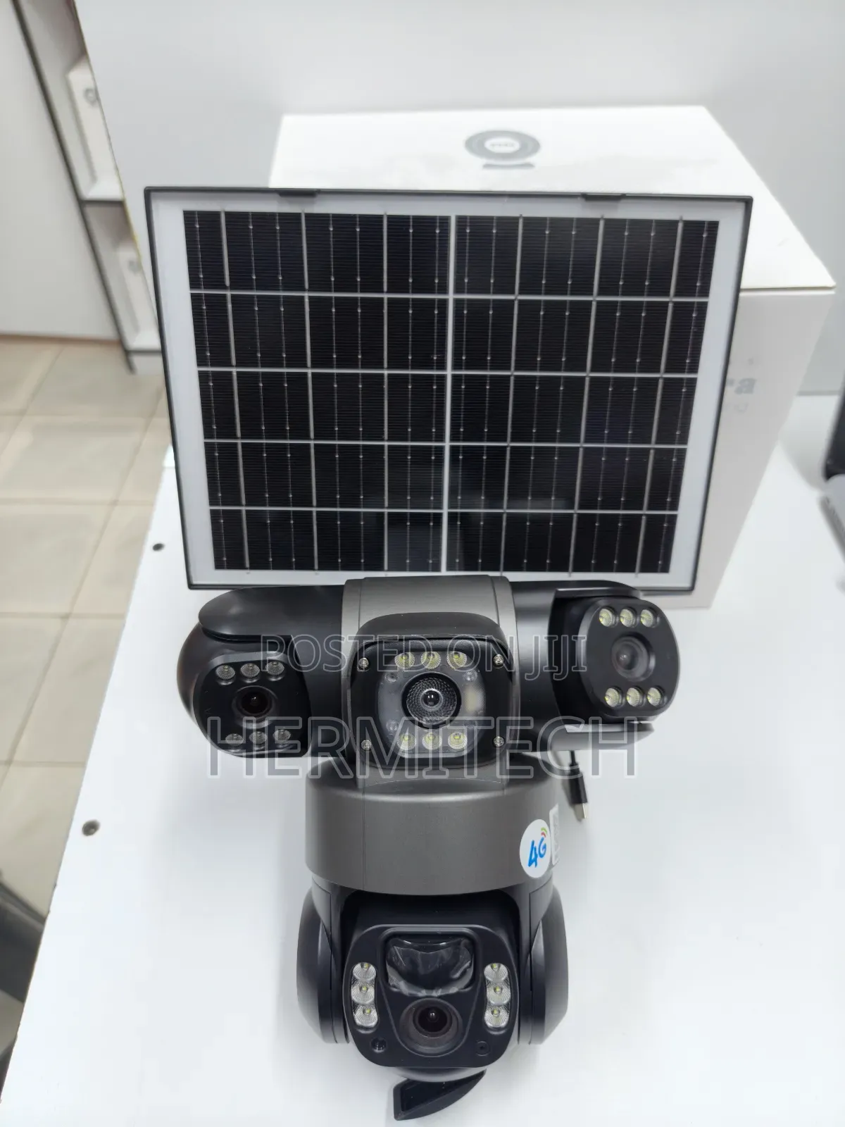 Triple Lens 4G Solar CCTV for Schools, Offices and Outdoor Areas
