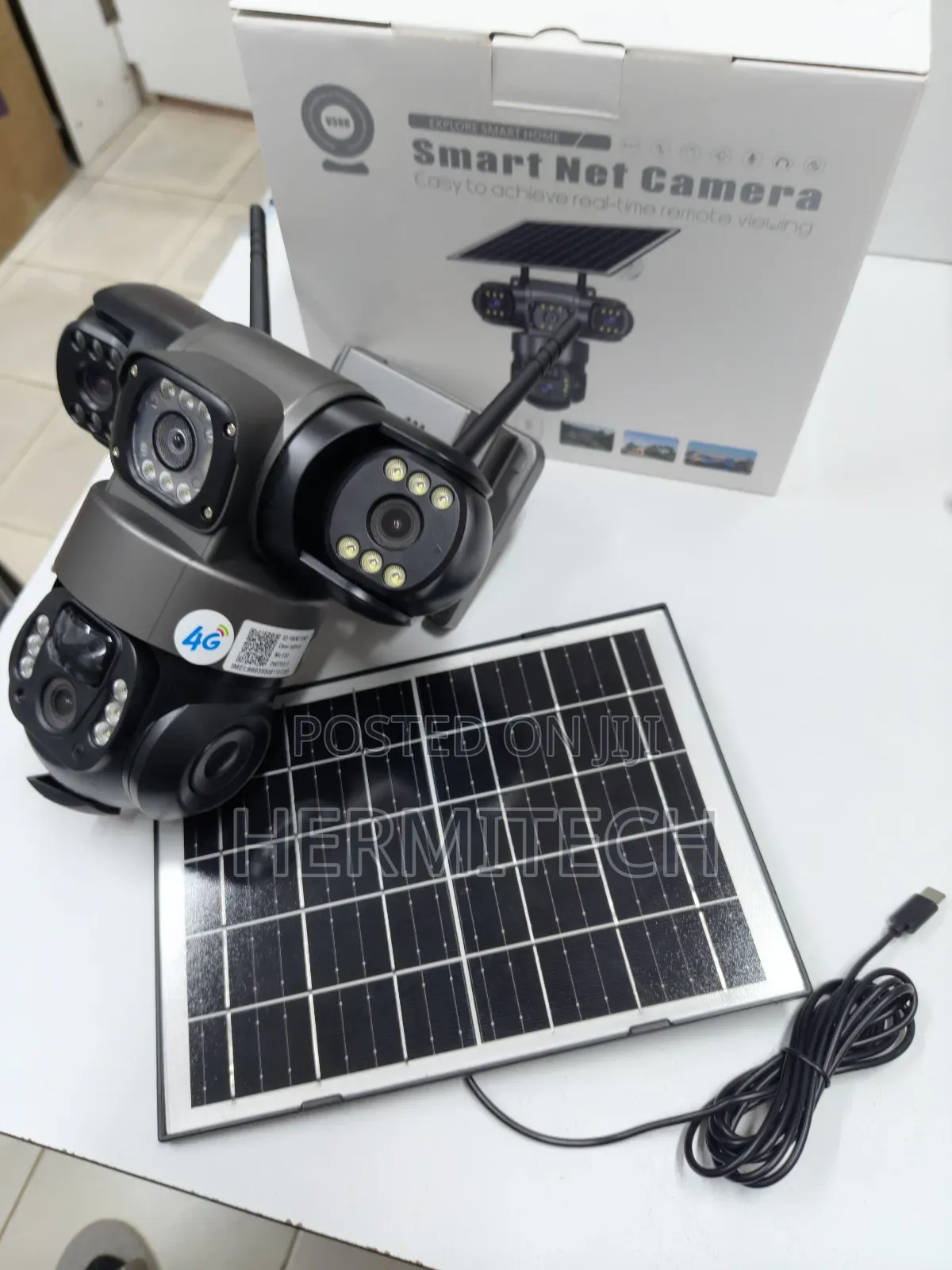 Triple Lens 4G Solar Powered CCTV for Rural and Off-Grid Security