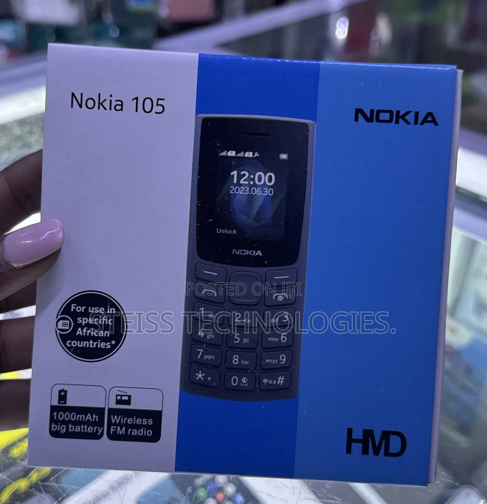 New Nokia 105 Black