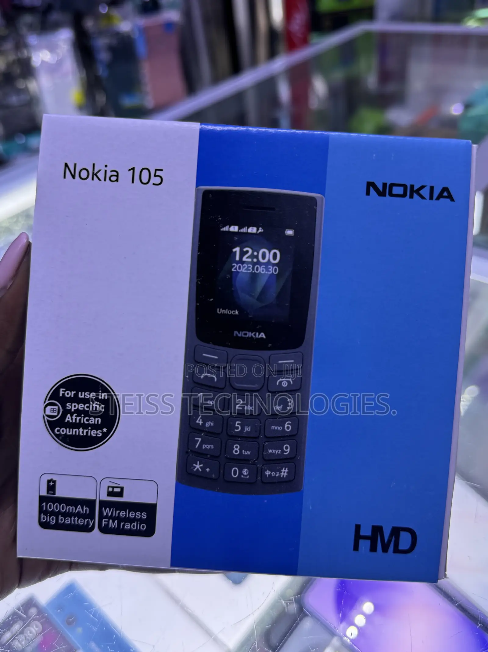 New Nokia 105 Black