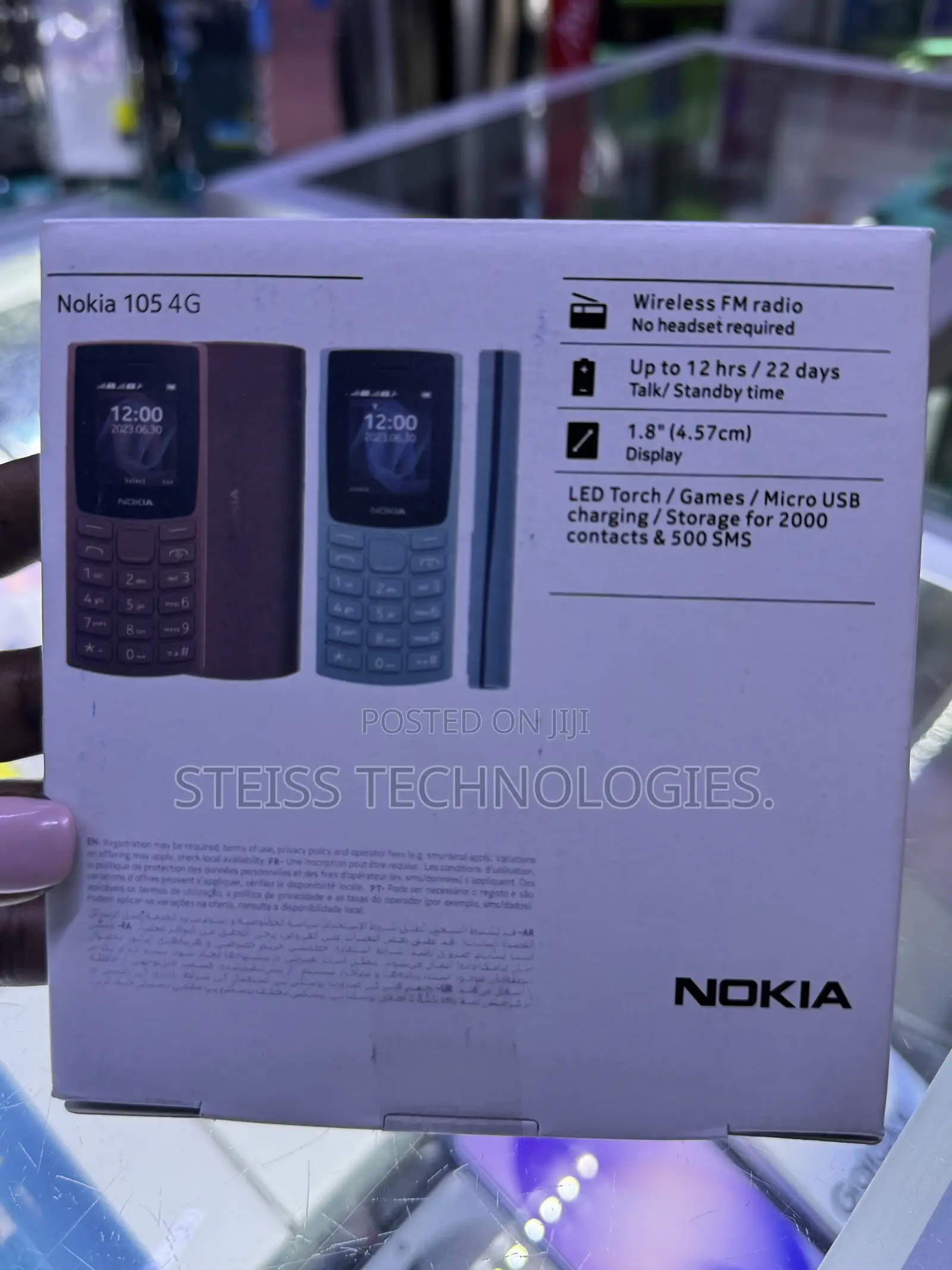 New Nokia 105 Black