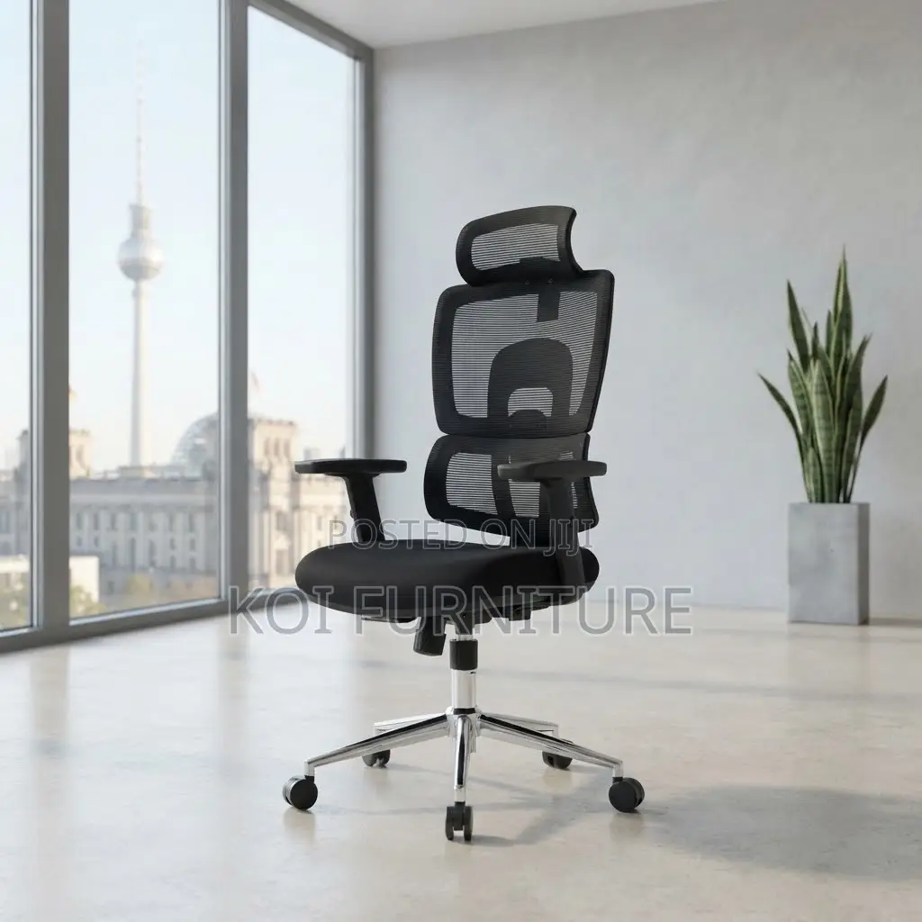 Office Chairs; Orthopedic Executive Mesh Fully Fabrc Chairs