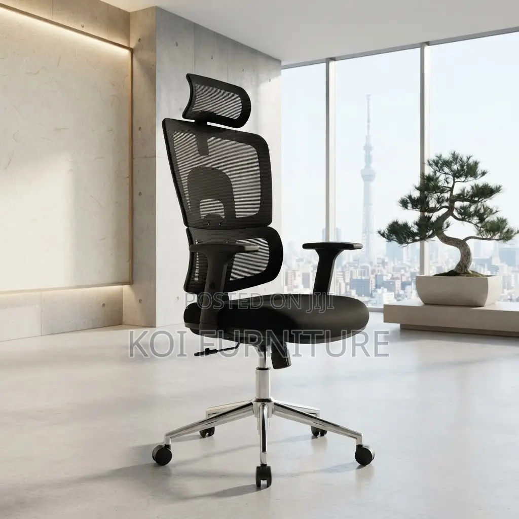 Office Chairs; Orthopedic Executive Mesh Fully Fabrc Chairs