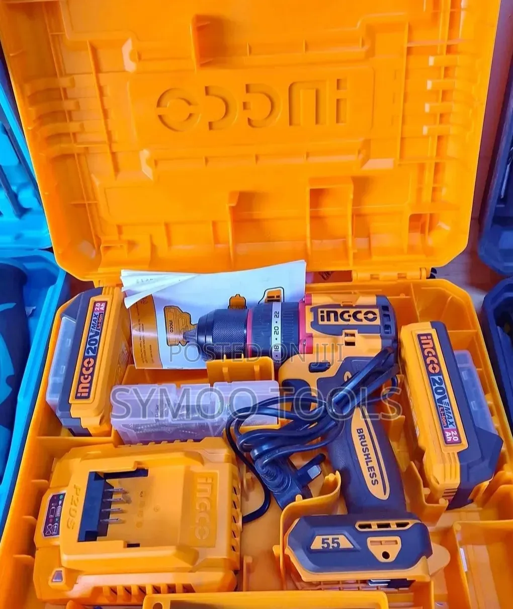 Ingco 20V Cordless Brushless Impact Drill