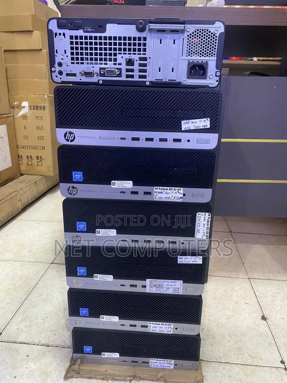 Desktop Computer HP ProDesk 600 G4 8GB Intel Core i5 HDD 500GB