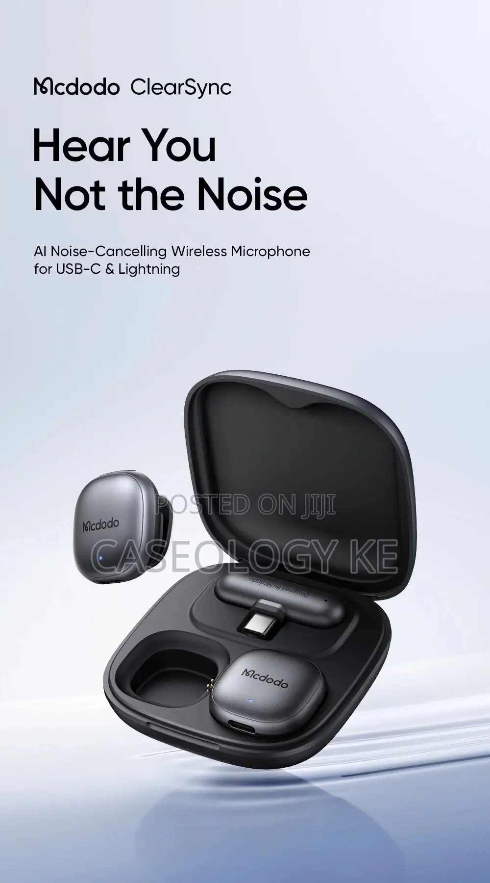 McDodo Wireless Microphone With Ai Noise Cancellation