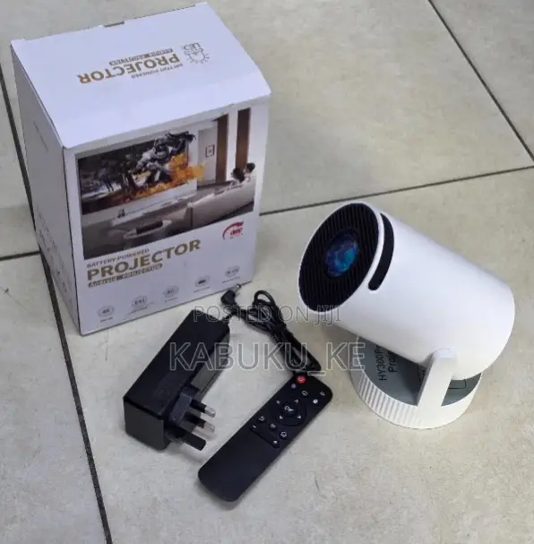 Rechargeable HY300 Smart Home Cinema Projector With Inbuilt Battery