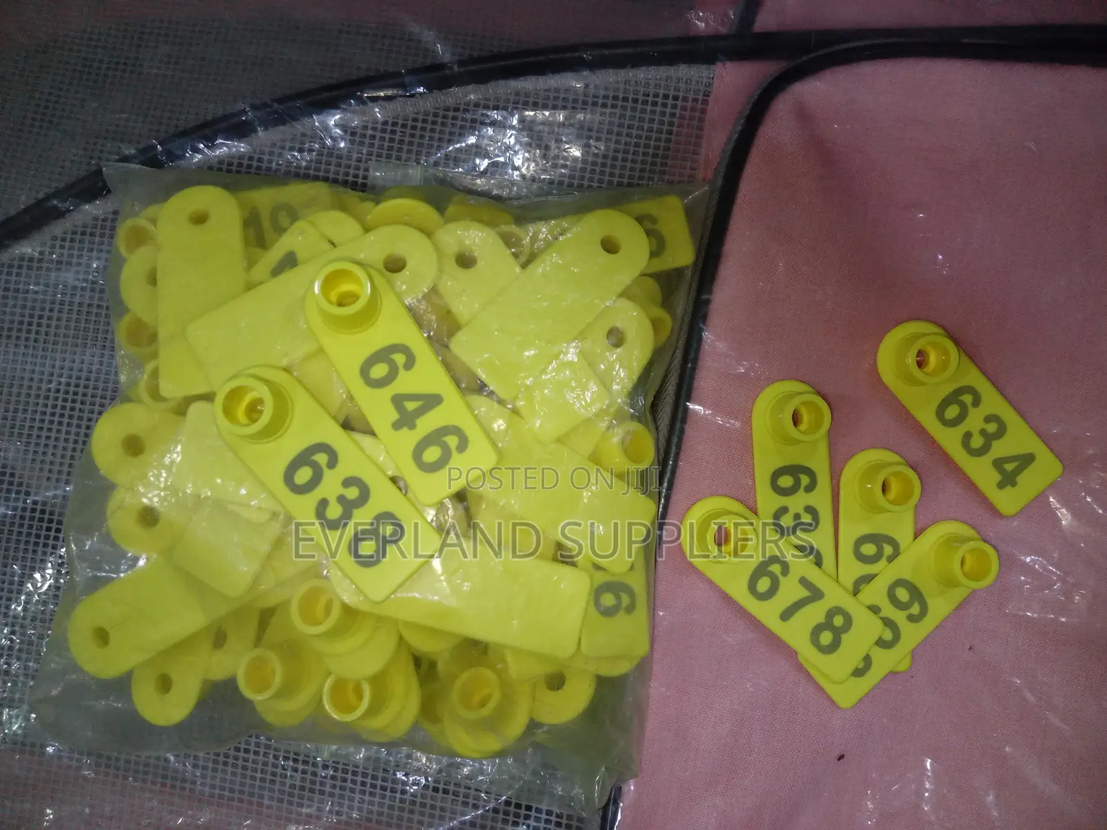 Ear Tags - Visible Number Labels (A Pack)