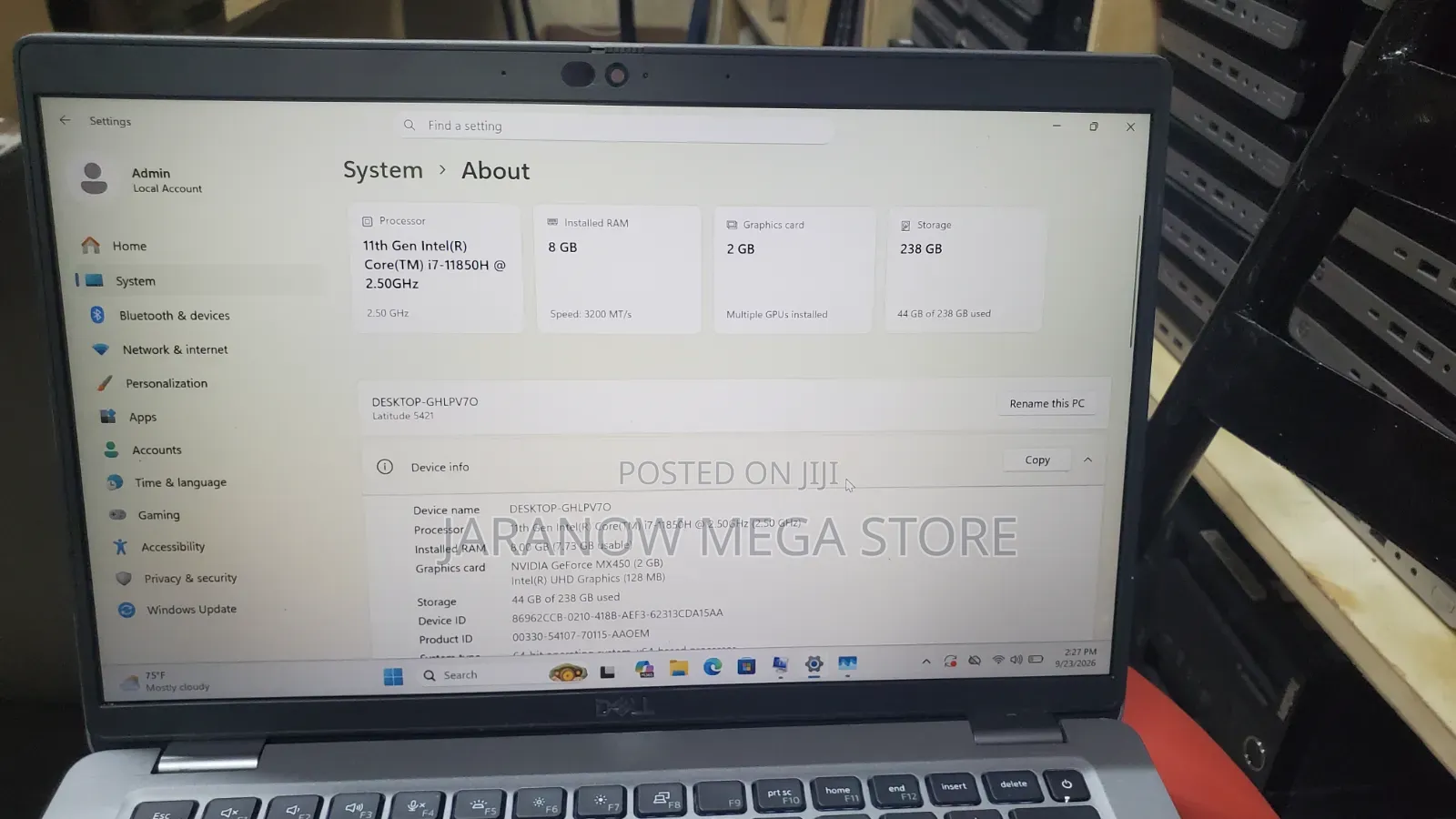 Laptop Dell Latitude 5421 8GB Intel Core i7 SSD 256GB