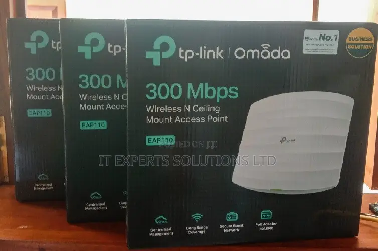 TP-Link N300Mbps Wireless N Ceiling Mount Access Point – TL-EAP110