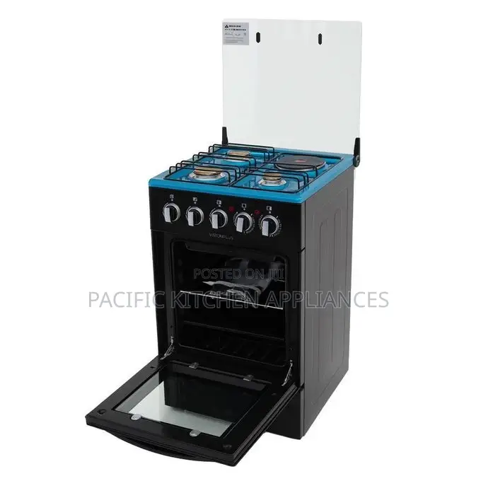 Vision Plus 3 Gas + 1 Electric Plate 50X50 Standing Cooker