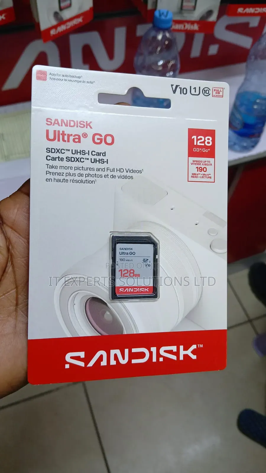 128GB SanDisk 128gbUltra GO SDXC UHS-I Memory Card for Digital Cameras