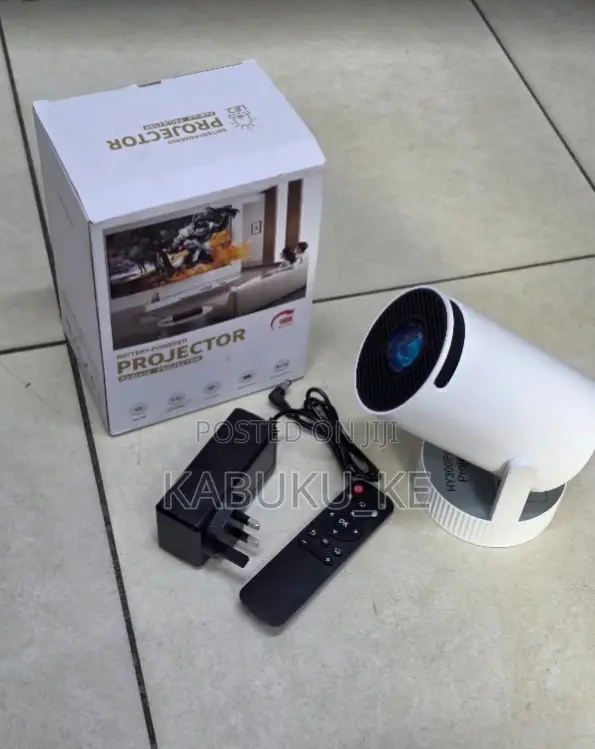 Hy300 Pro Max Inbuilt Battery Rechargeable Smart Portable Projector