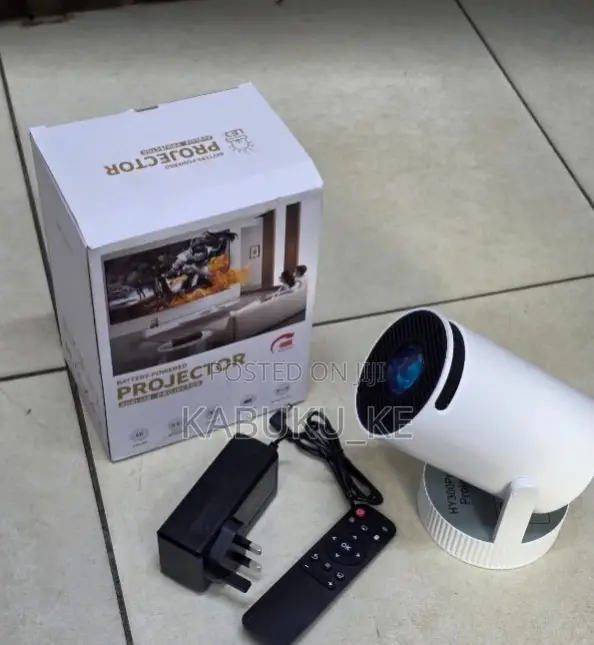 Hy300 Pro Max Inbuilt Battery Rechargeable Smart Portable Projector