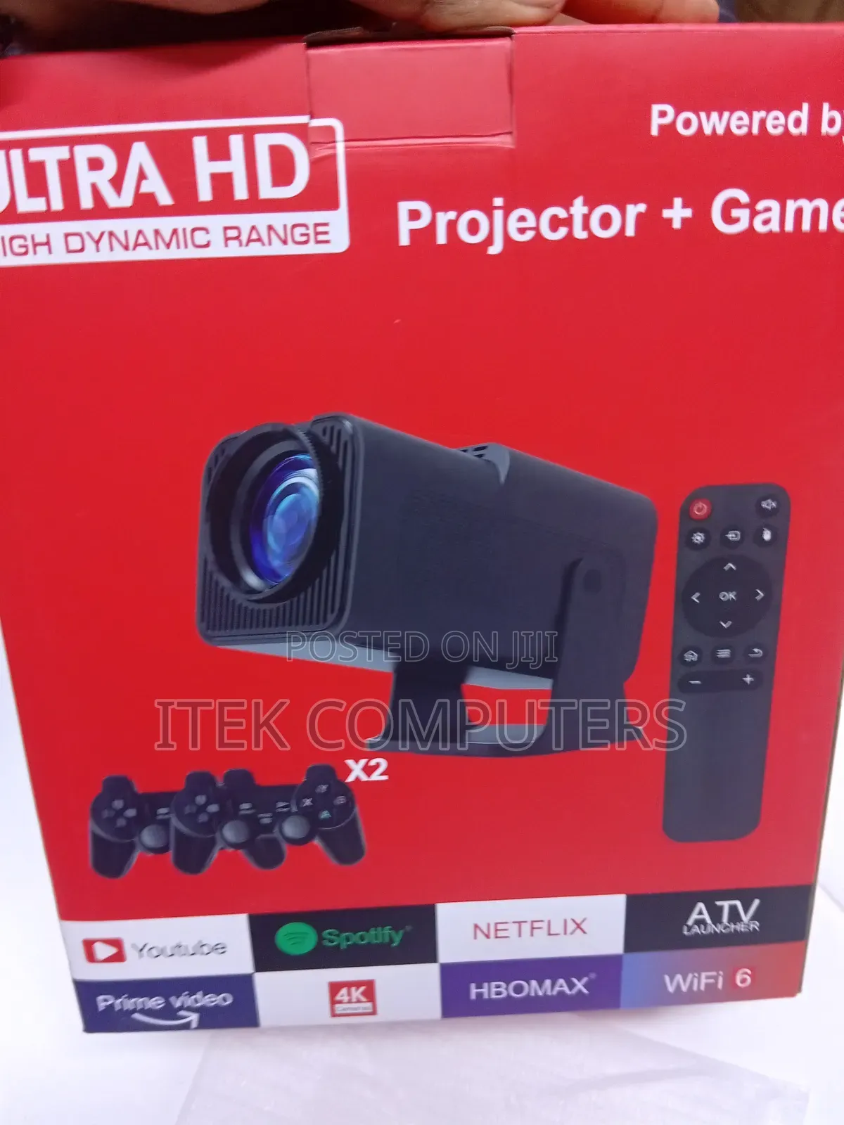 HY320 Android 13 Projector for Home Cinema and Entertainment
