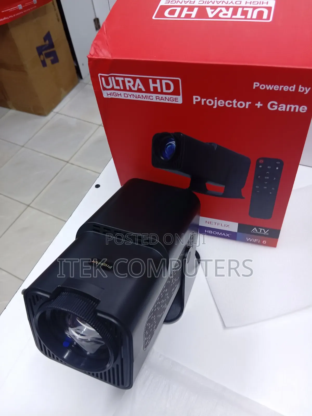 HY320 Android 13 Projector for Home Cinema and Entertainment