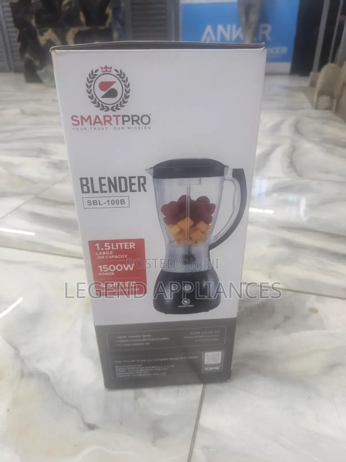 Smartpro Two in One Blender 1.5 Liter