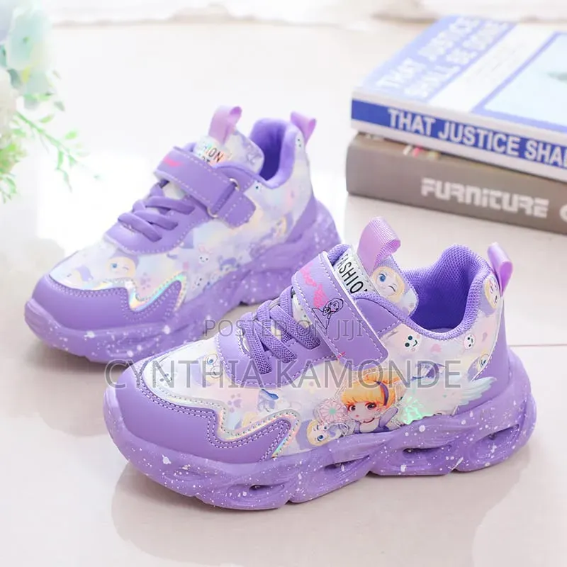 Pink Purple Girls Led Shoes