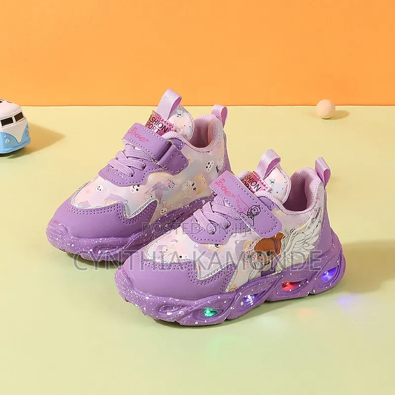 Pink Purple Girls Led Shoes