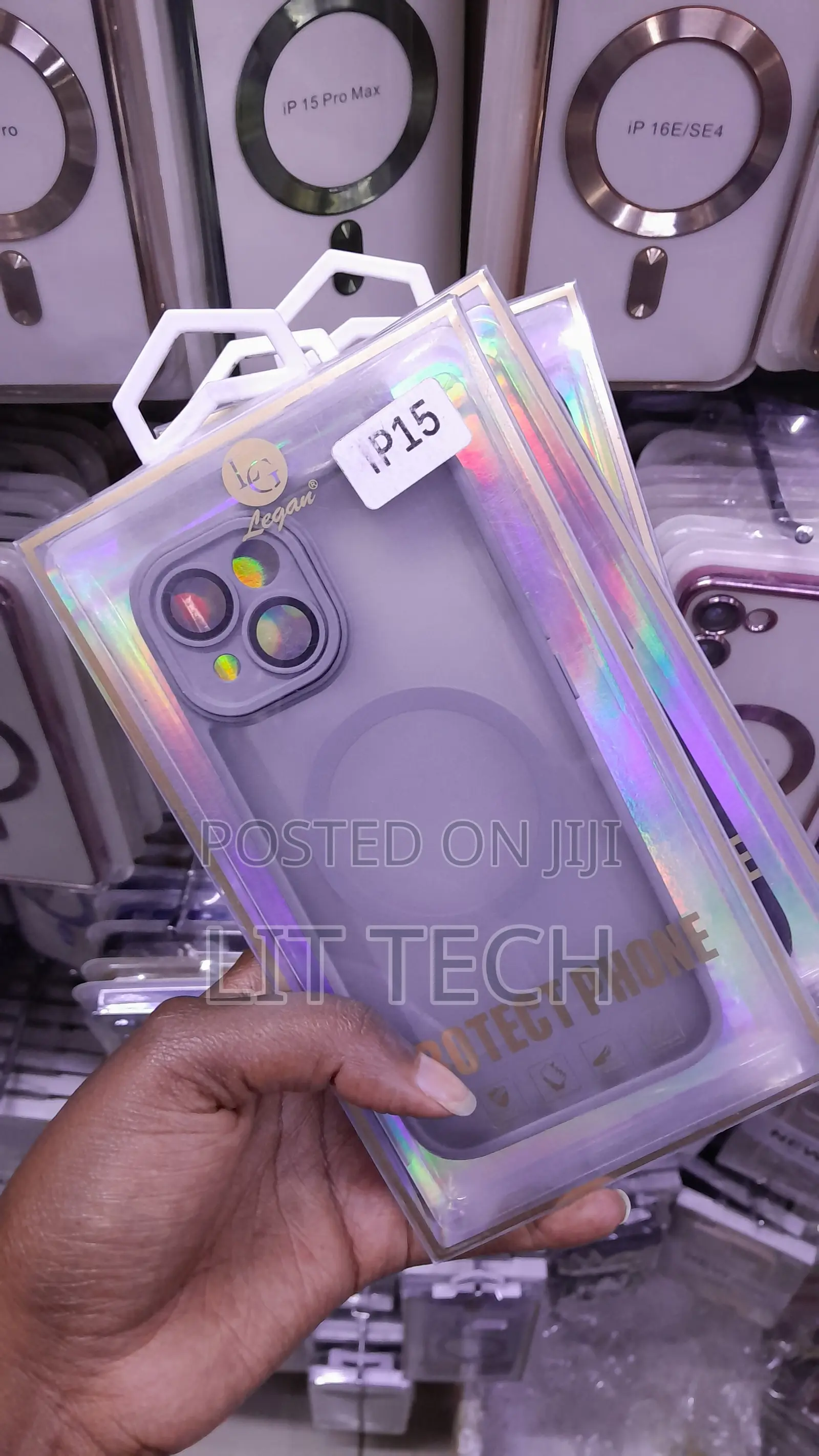 Frosted Gray Case for iPhone 15