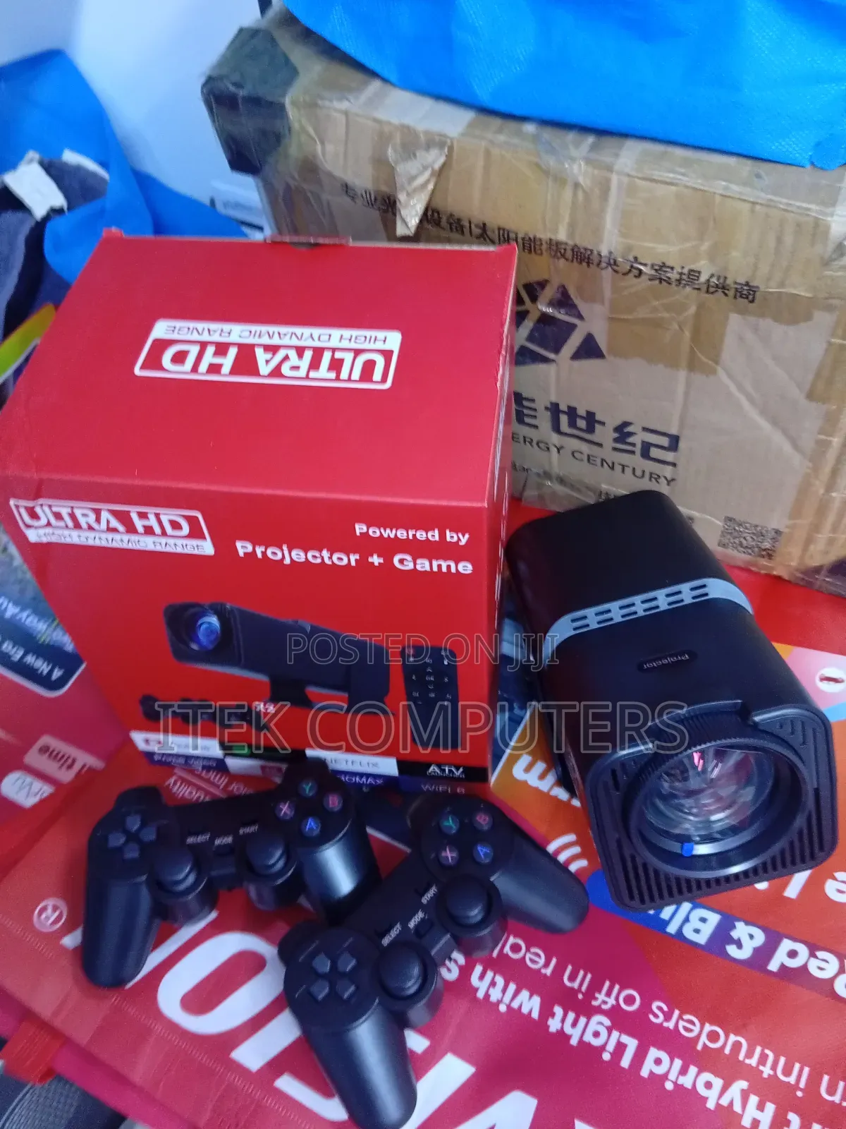 HY320 Projector With 16GB Storage for Movies and Gaming
