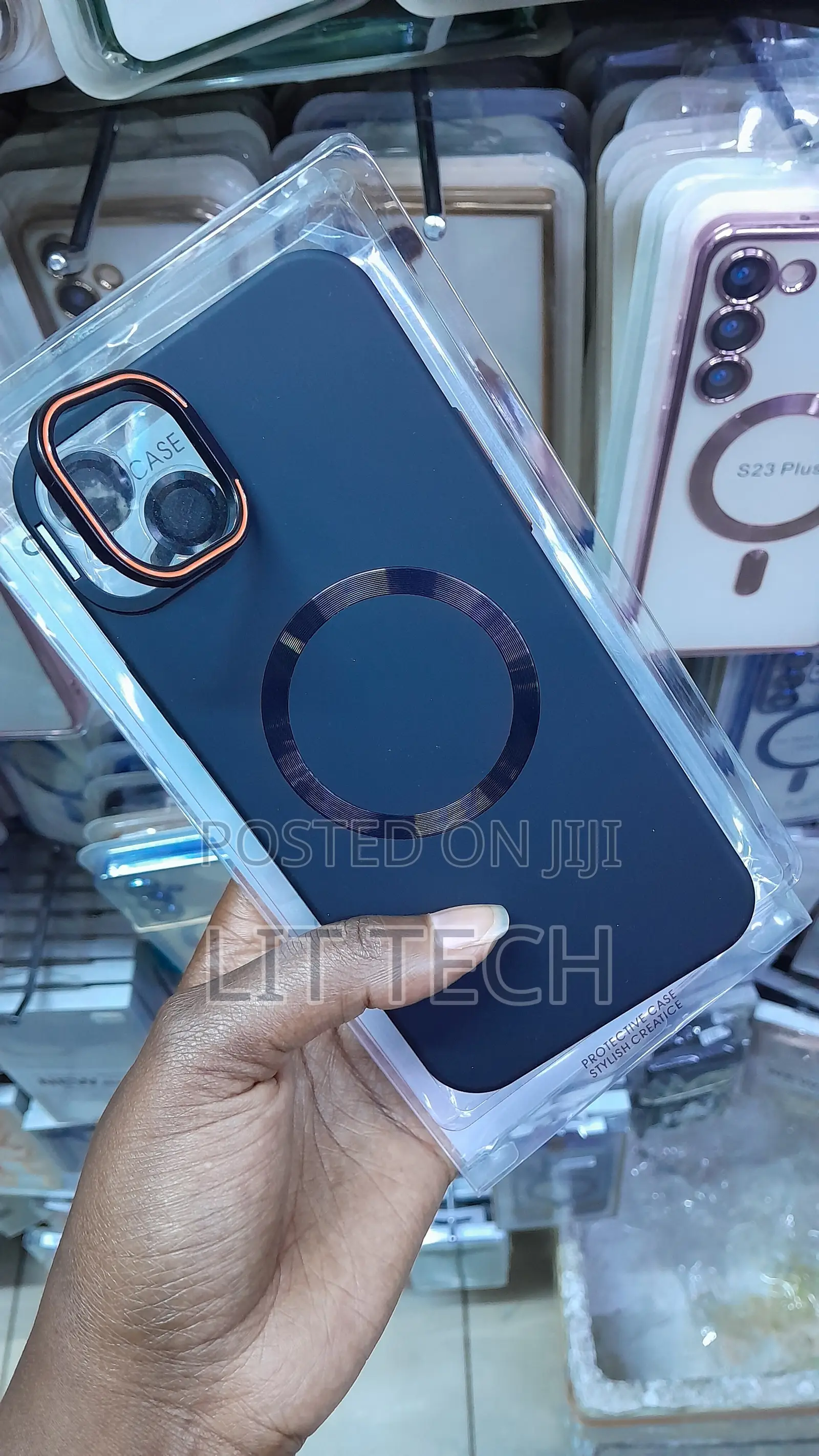 Camera Lens Shield Kickstand Case for iPhone 16 Pro Max