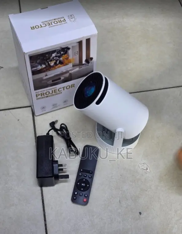 HY300 Projector With Built-in Rechargeable Battery Portable Projector