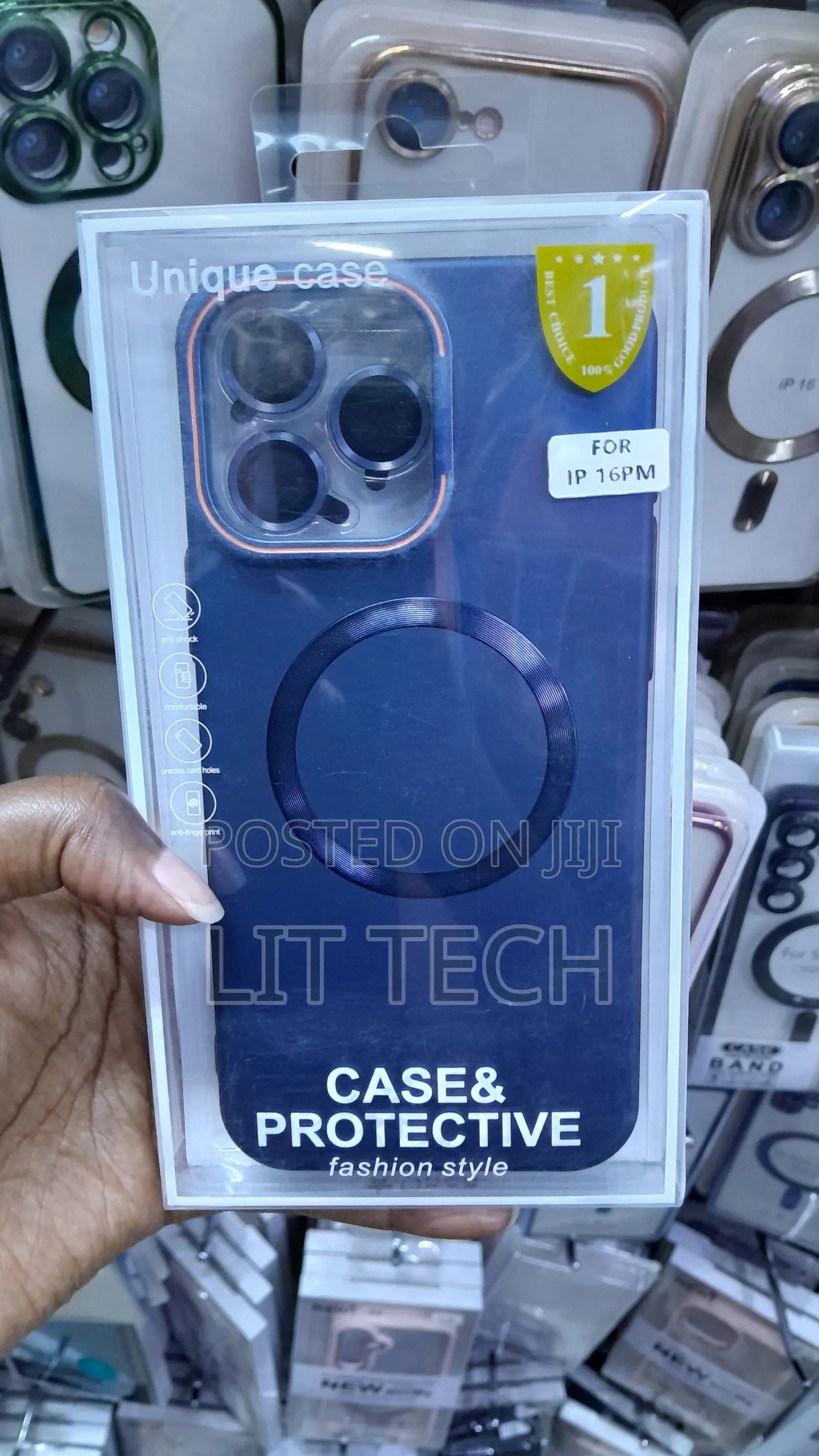 Luxury Frosted Magnetic Case for iPhone 16 Pro Max