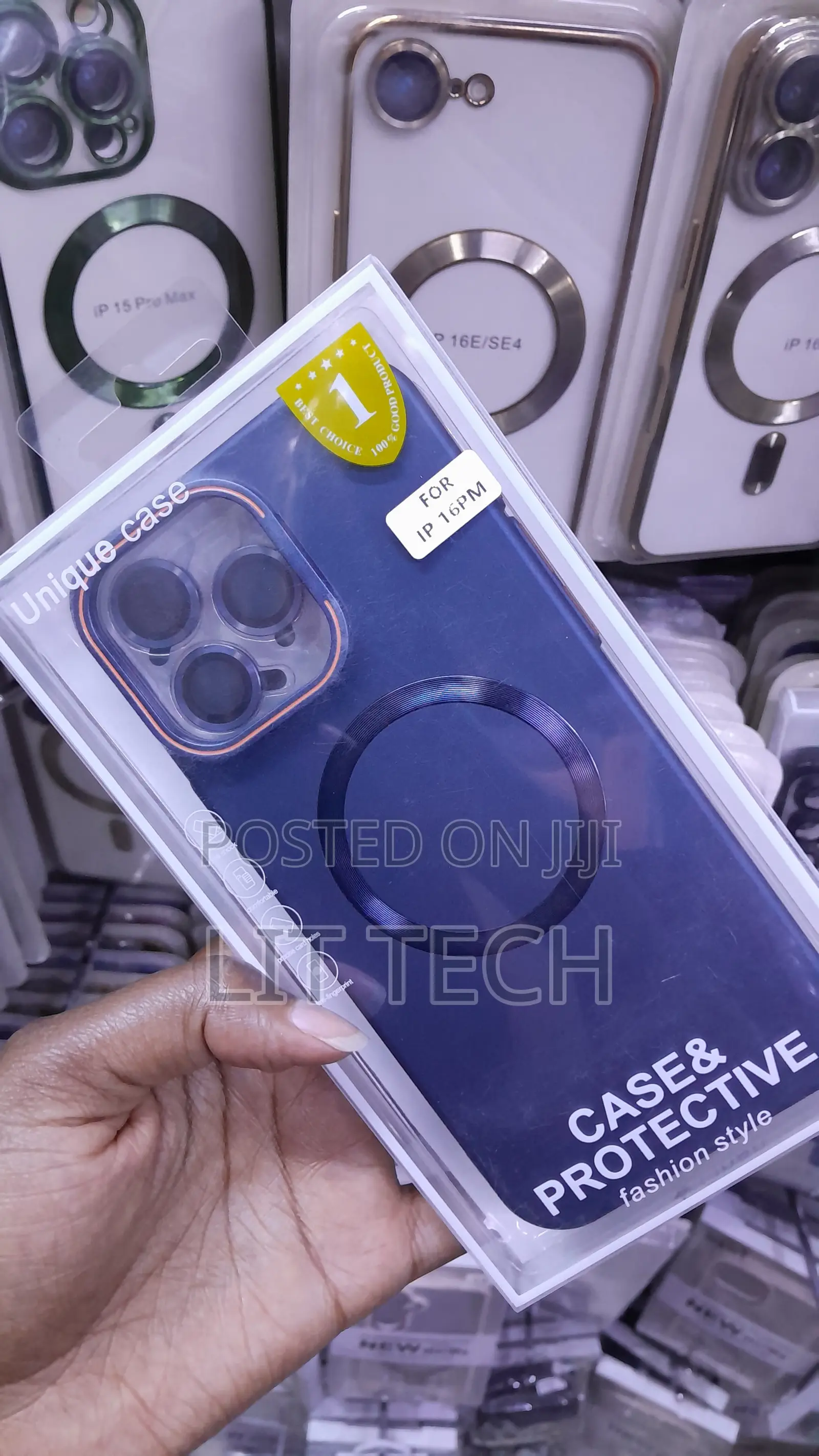 Luxury Frosted Magnetic Case for iPhone 16 Pro Max