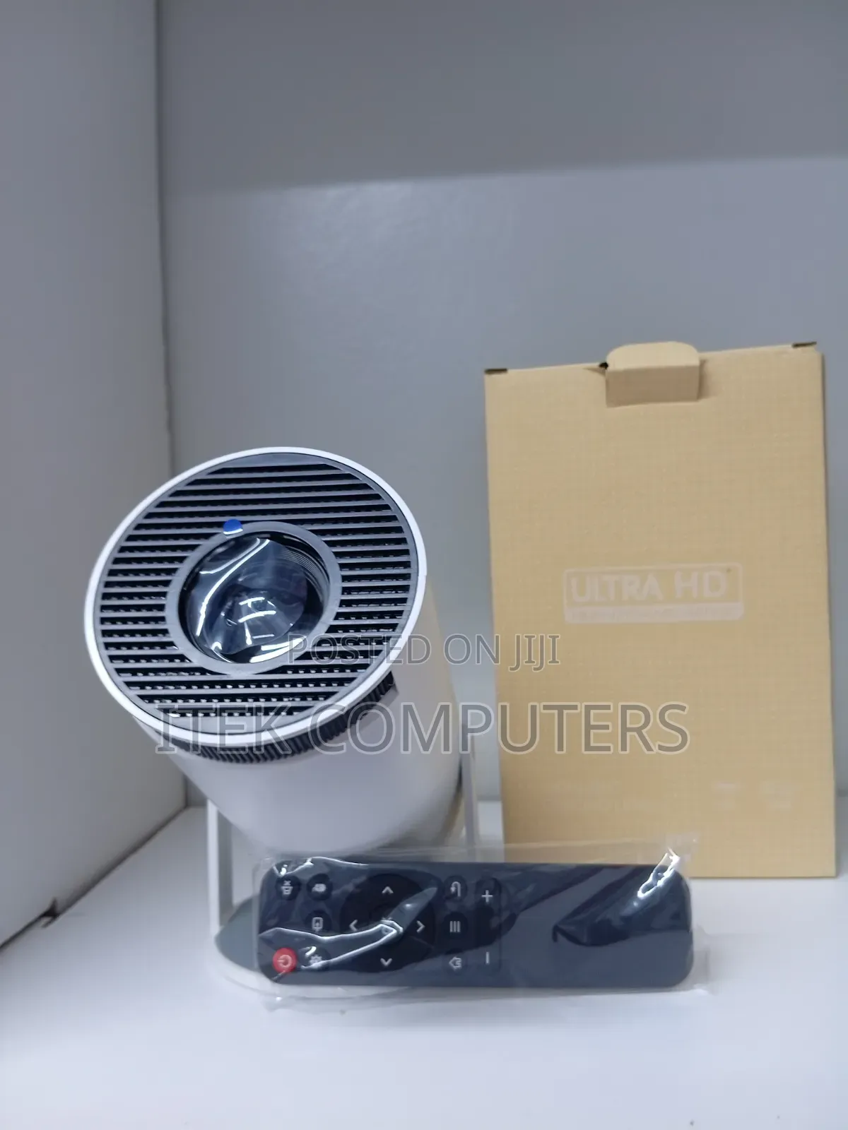 Tabletop Projection Setup for Movies, Videos, and Presentations