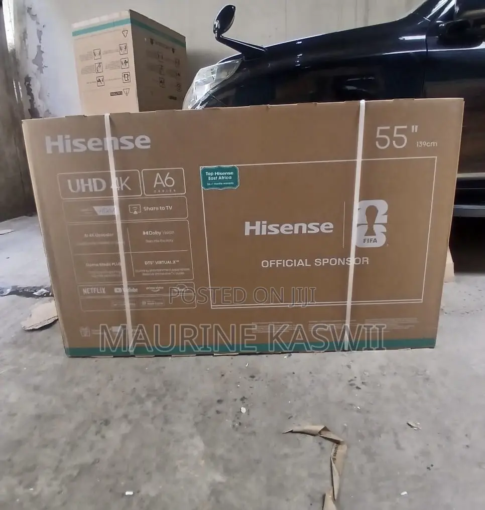 Hisense TV 55” Inch Smart Frameless 2 Yr Warranty Television