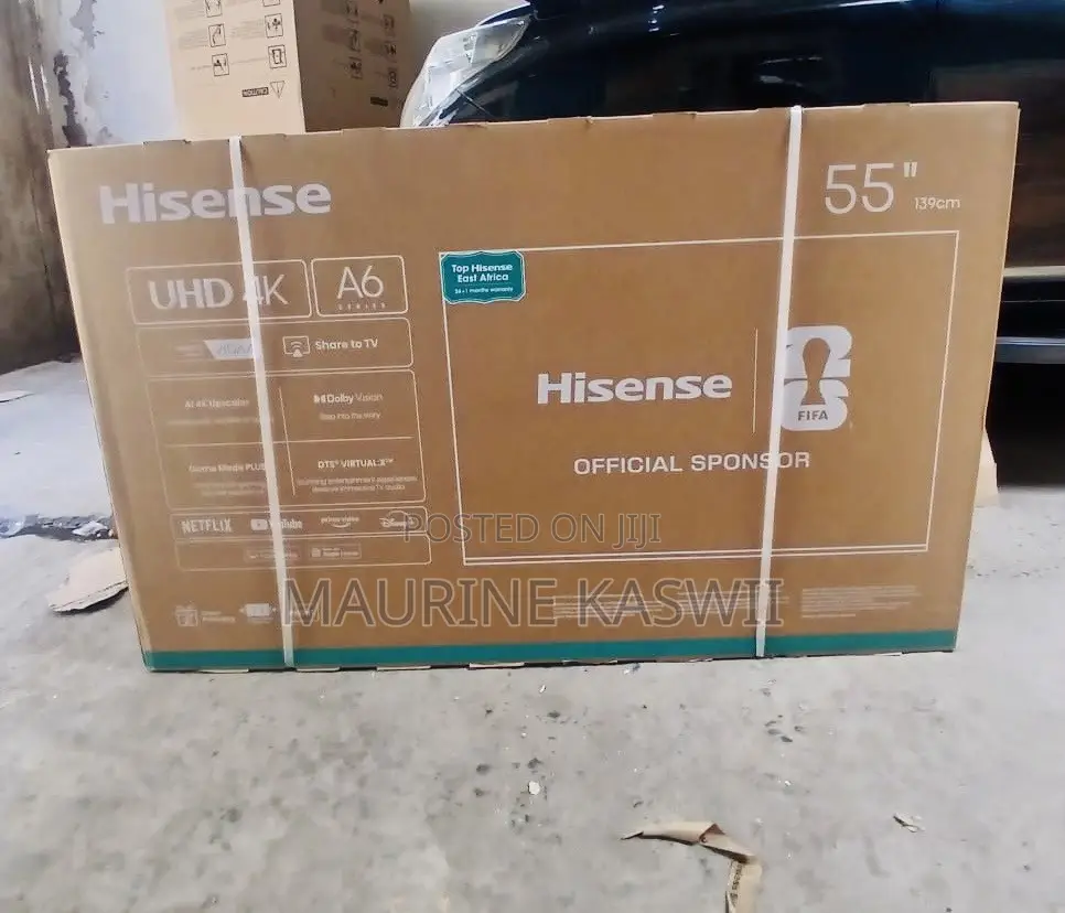 Hisense TV 55” Inch Smart Frameless 2 Yr Warranty Television