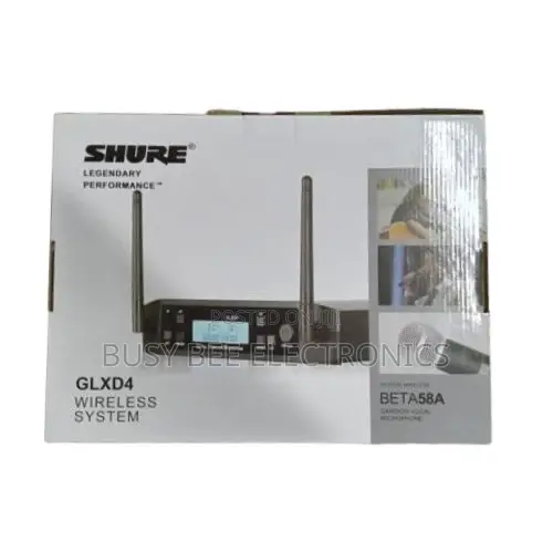 Shure GLXD4 Wireless Vocal Microphone System With Beta58A Capsule