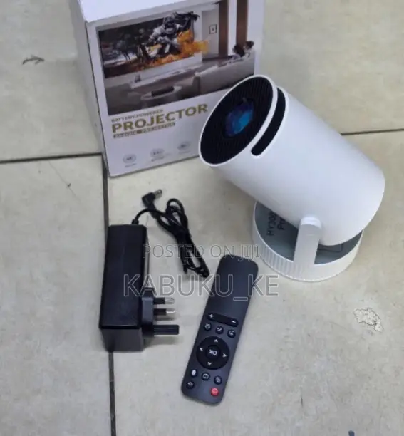 HY300 Pro Max Home Cinema Projector With Inbuilt Battery